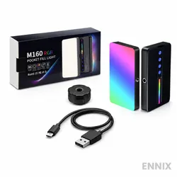 Ennix Full Color RGB+ CCT Lights Videography, Photography Flash