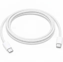 ENNIX USB Type-C to Type-C Braided Cable 1 Meter | 60W PD Charging | White Color
