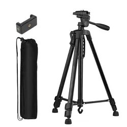 Ennix Professional Tripod 3366 for DSLR, Camera and Mobile Tripod iPhone camera flexible standard stand Plan | Black